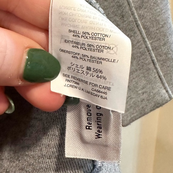 J. Crew Open Front Heather Gray Oversized
Cardigan Small - Picture 6 of 6